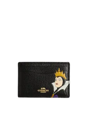 Coach Disney X Coach Card Case With Evil Queen Motif Coach Bags