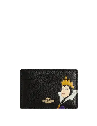 Coach Disney X Coach Card Case With Evil Queen Motif Coach Bags