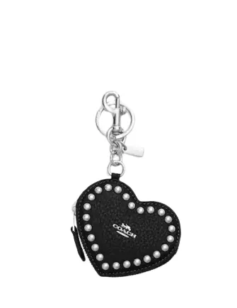 Coach Heart Pouch With Rivets Coach Bags