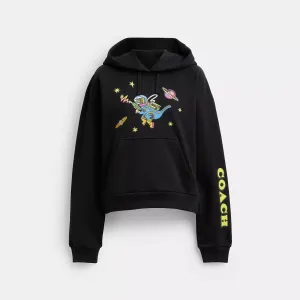 Coach Outlet Cosmic Coach Rexy Print Raglan Hoodie COACH Outlet Bags