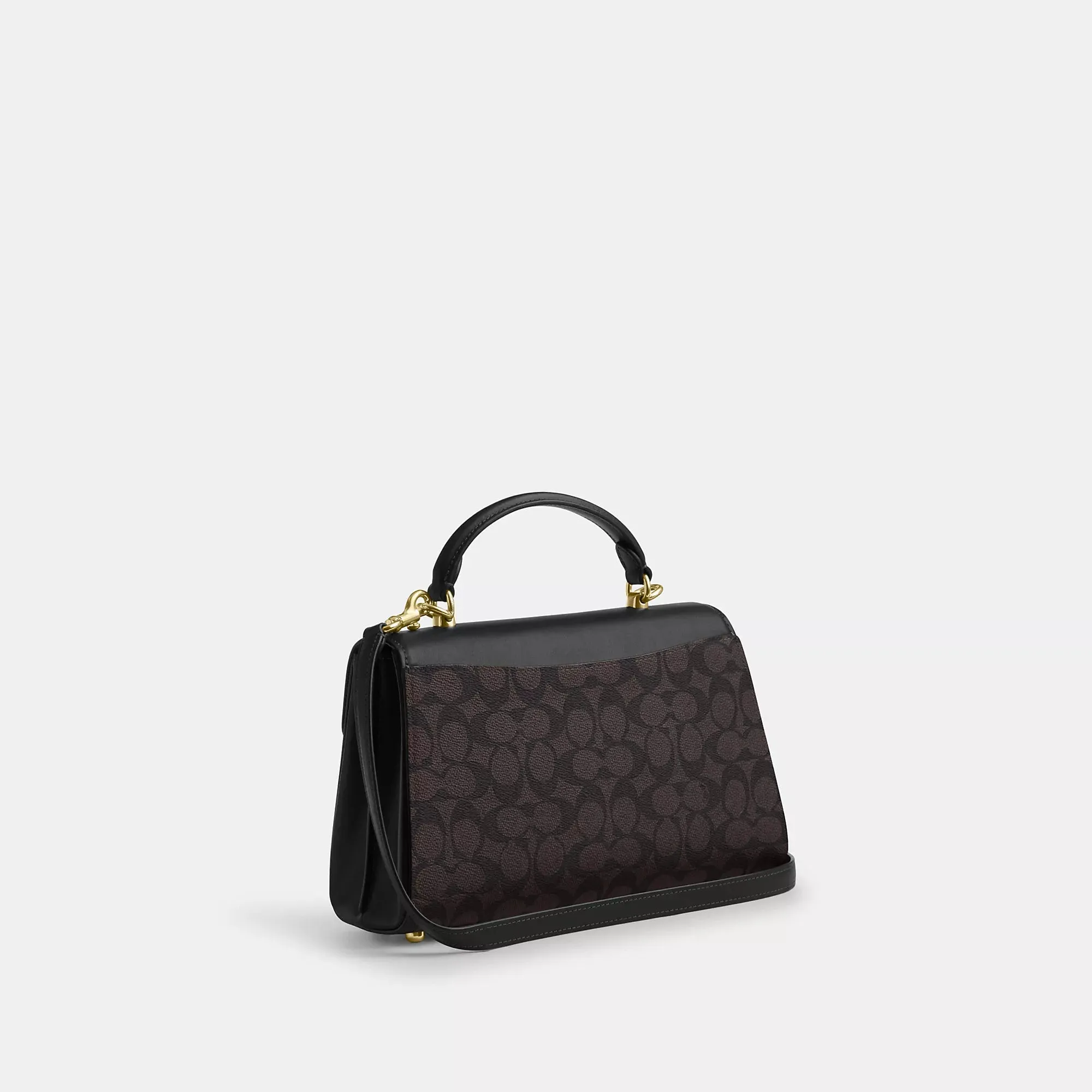 Coach Outlet Eliza Top Handle Bag In Signature Canvas COACH Outlet Bags
