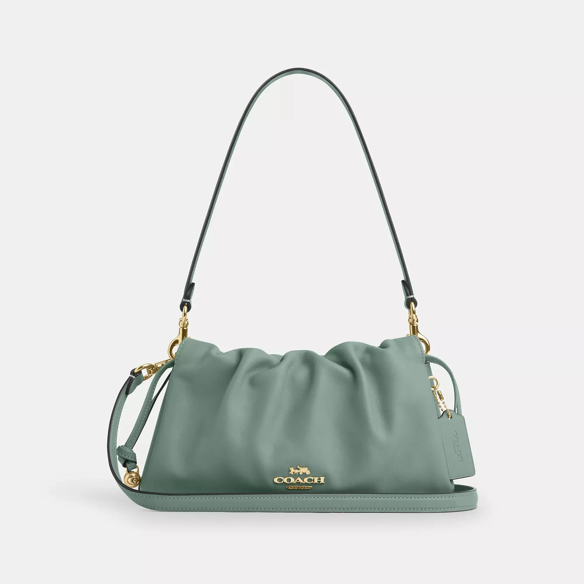Coach Outlet Faye Shoulder Bag With Ruching COACH Outlet Bags