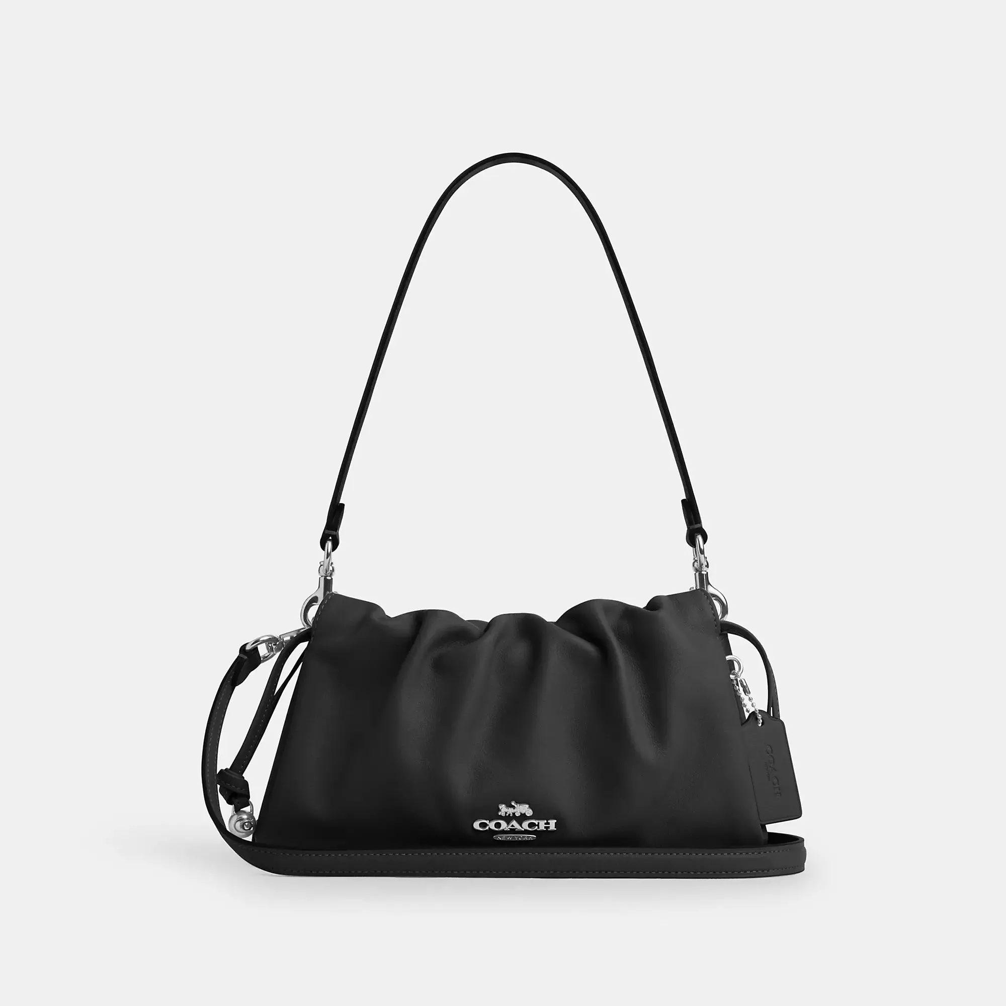 Coach Outlet Faye Shoulder Bag With Ruching COACH Outlet Bags