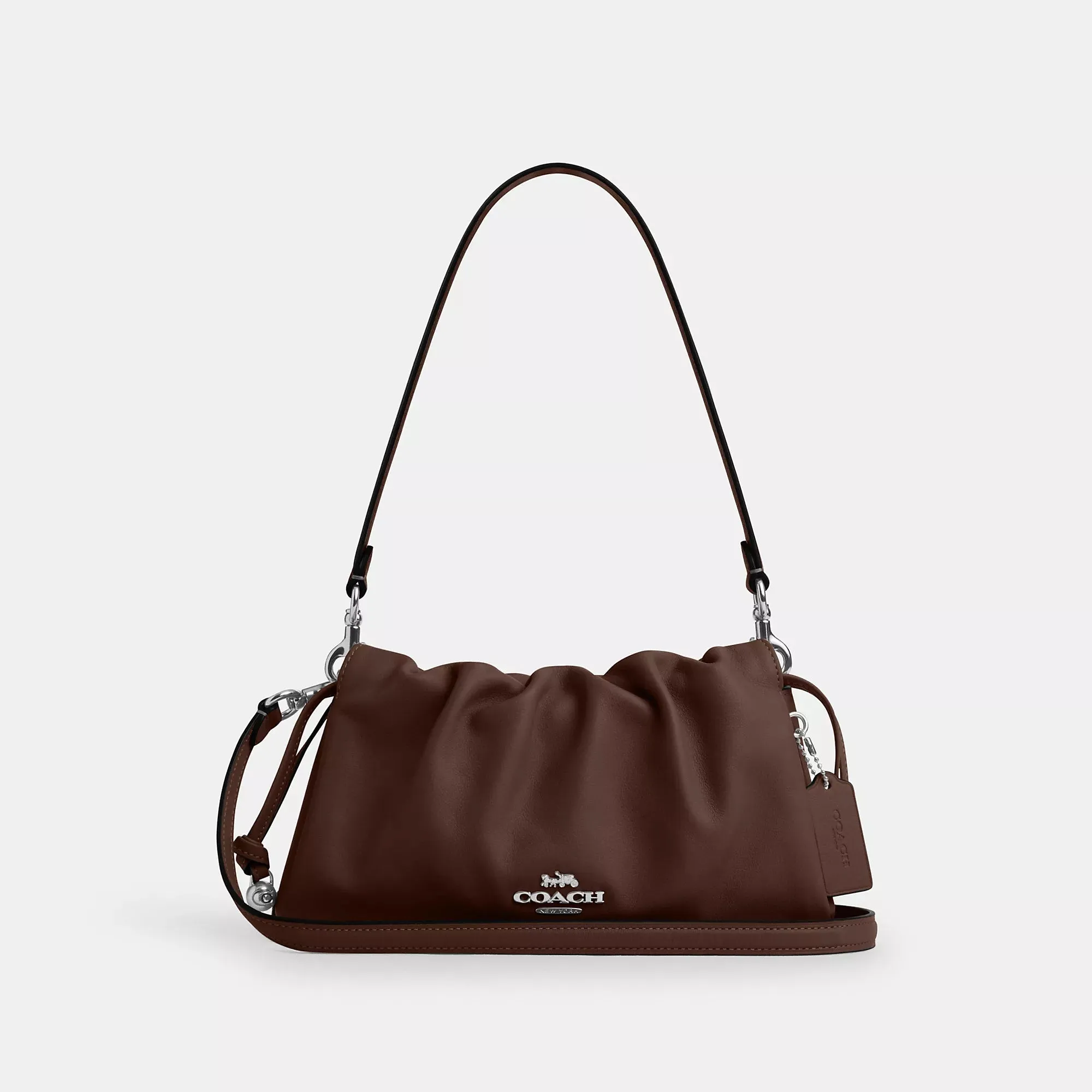 Coach Outlet Faye Shoulder Bag With Ruching COACH Outlet Bags