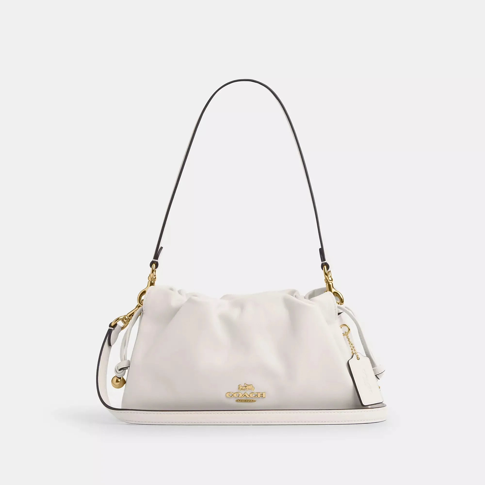 Coach Outlet Faye Shoulder Bag With Ruching COACH Outlet Bags