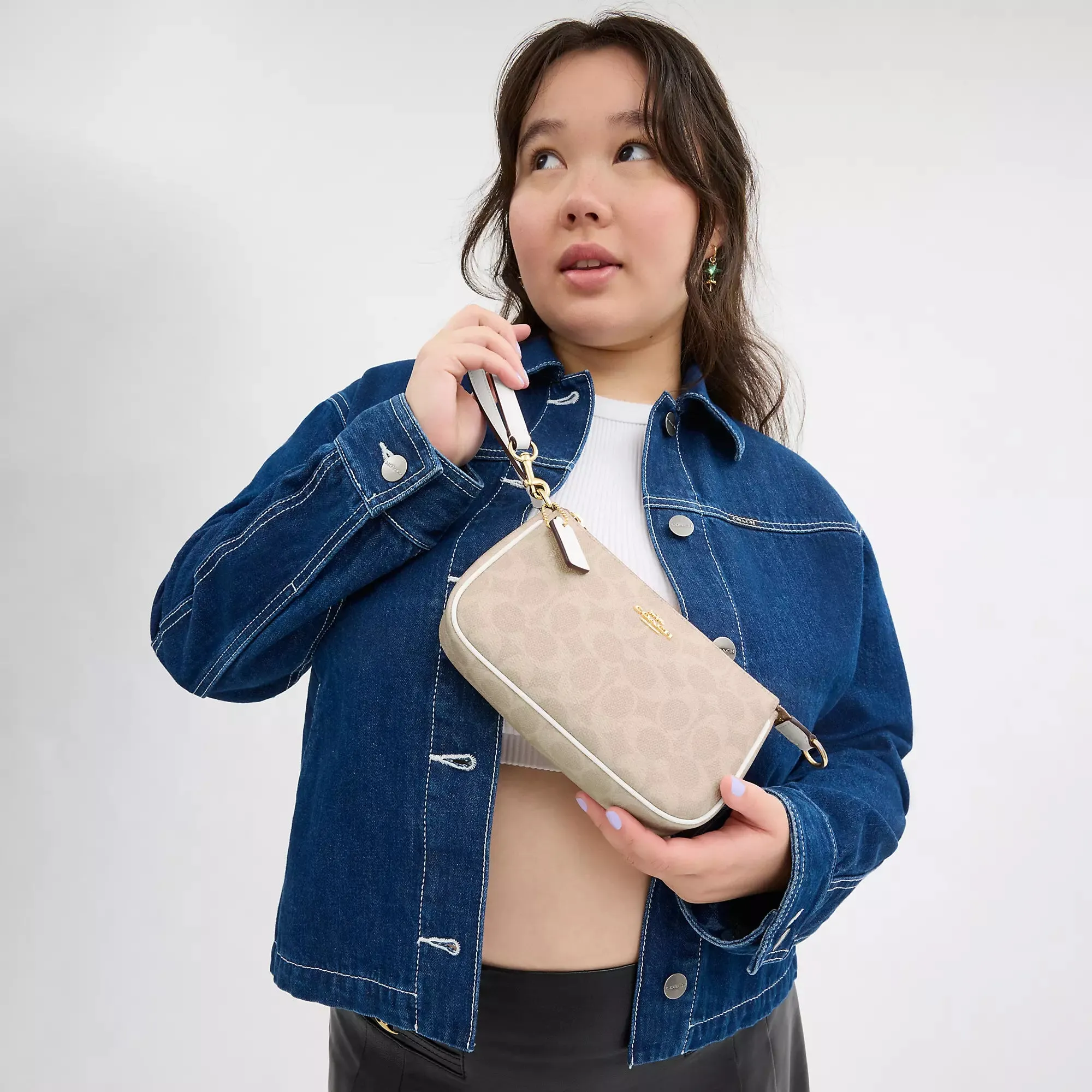 Coach Outlet Nolita 19 In Signature Canvas COACH Outlet Bags