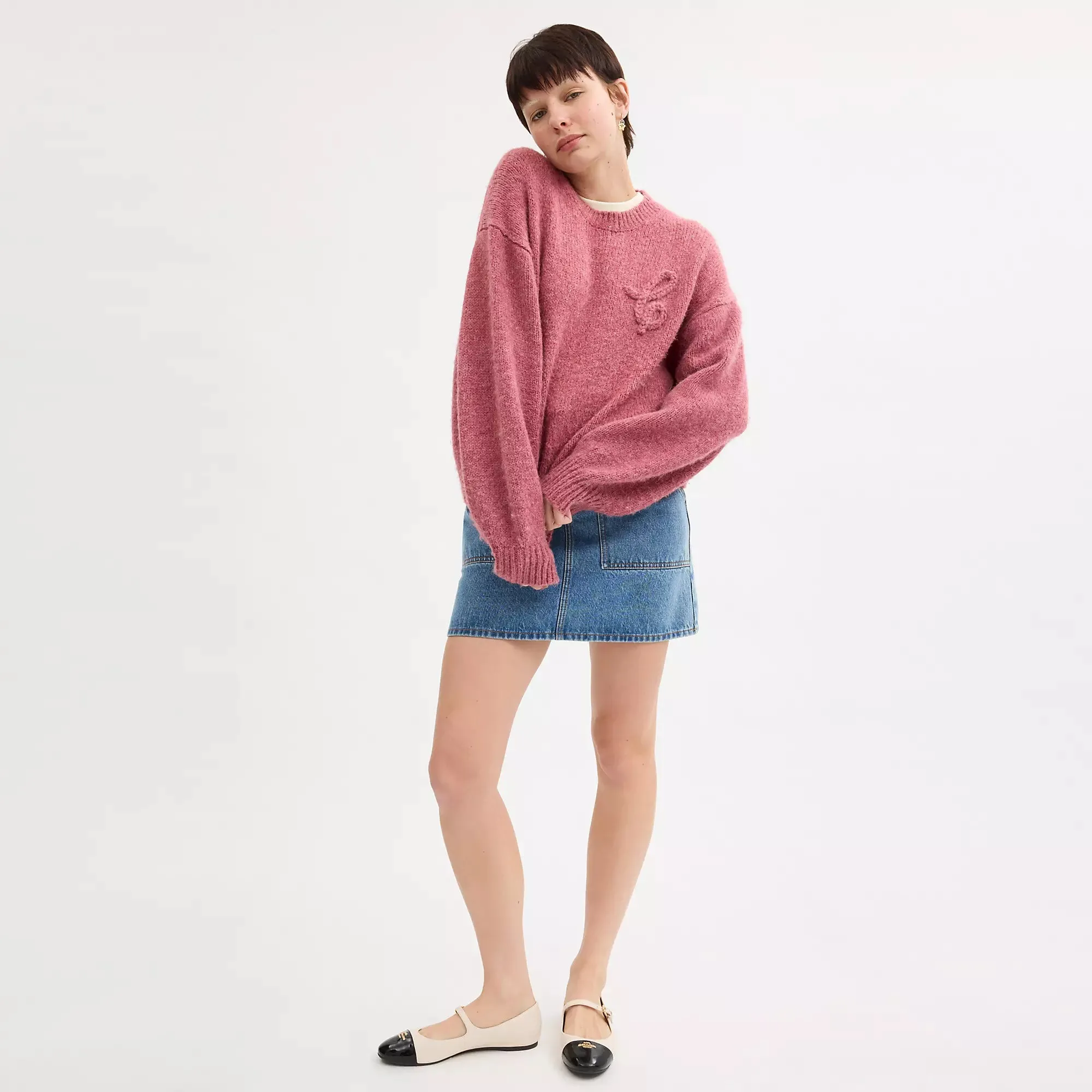 Coach Outlet Signature Crewneck Sweater COACH Outlet Bags