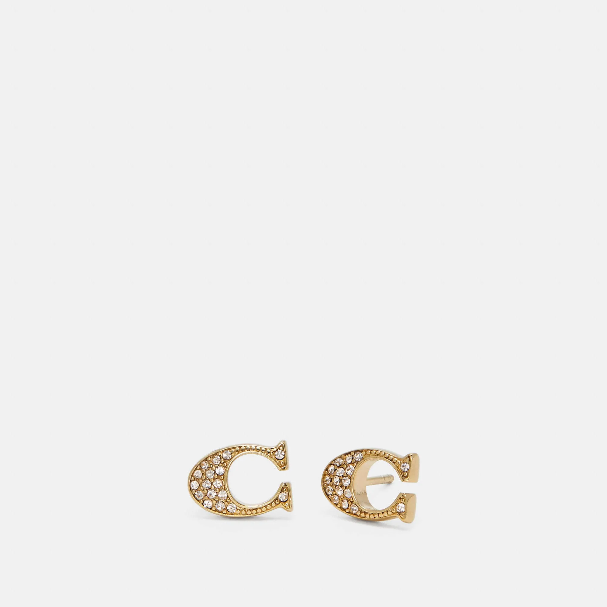 Coach Outlet Signature Stud Earrings COACH Outlet Bags