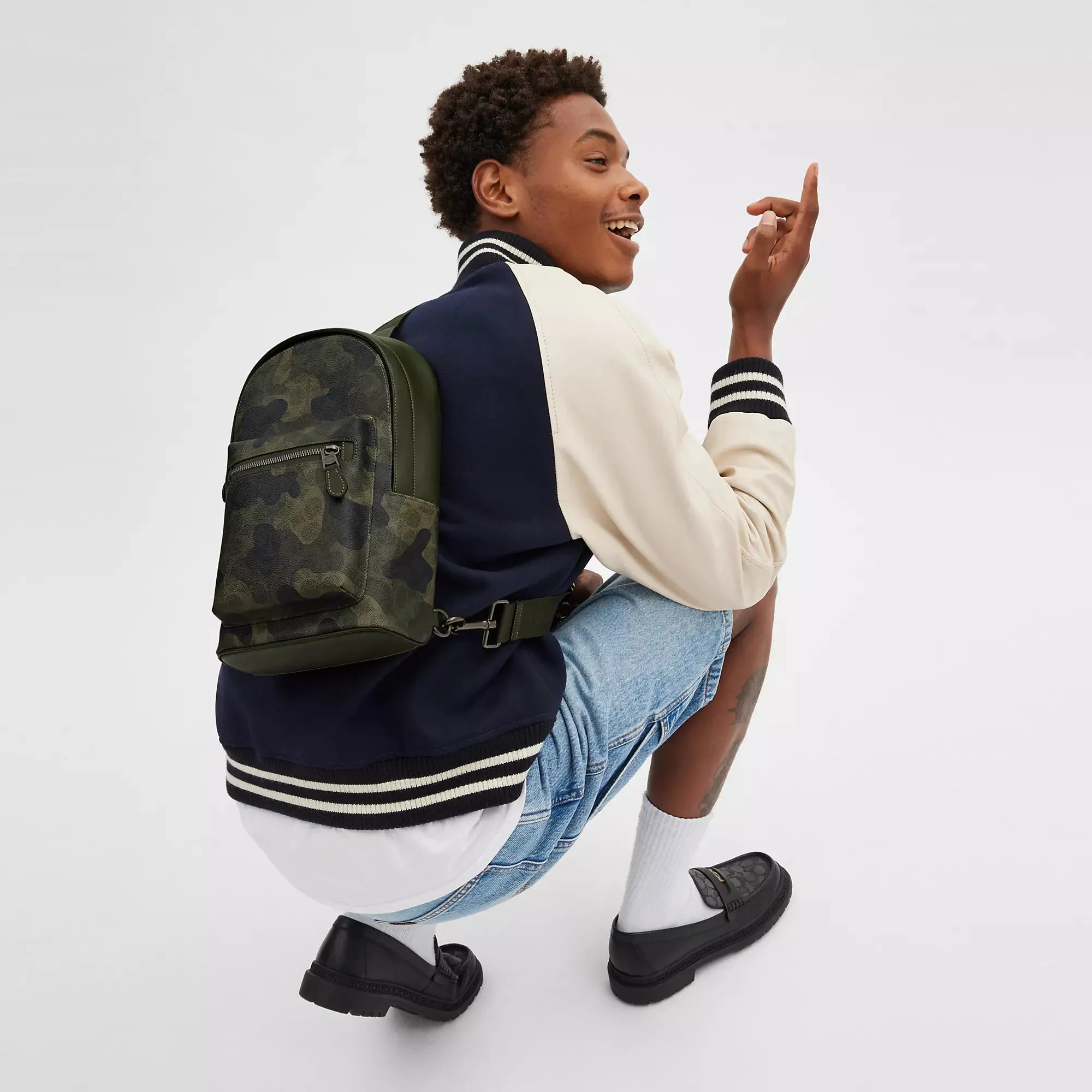 Coach Outlet West Pack In Signature Camo Print COACH Outlet Bags