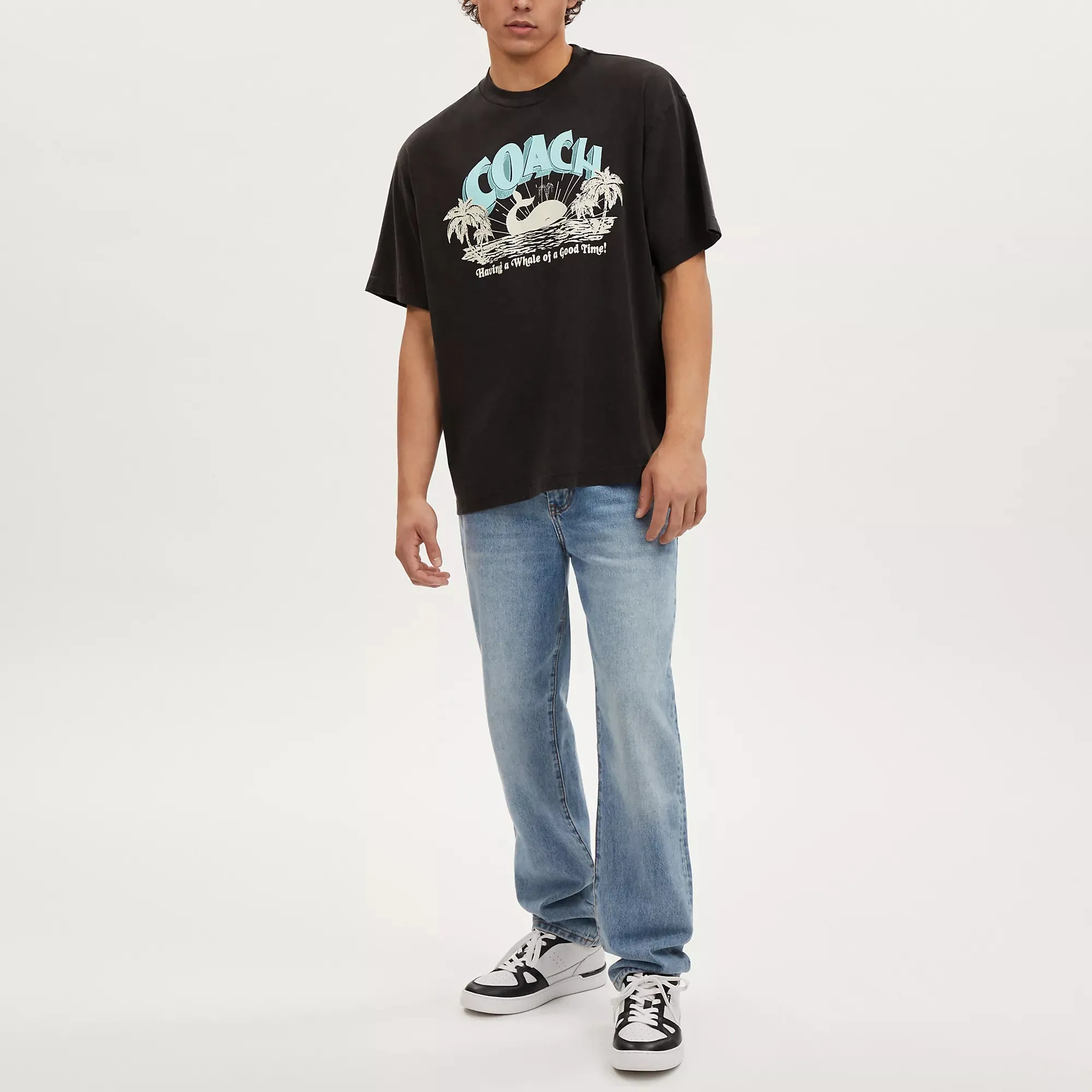 Coach Outlet Whale T Shirt In Organic Cotton COACH Outlet Bags