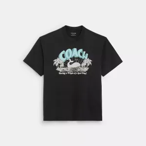 Coach Outlet Whale T Shirt In Organic Cotton COACH Outlet Bags