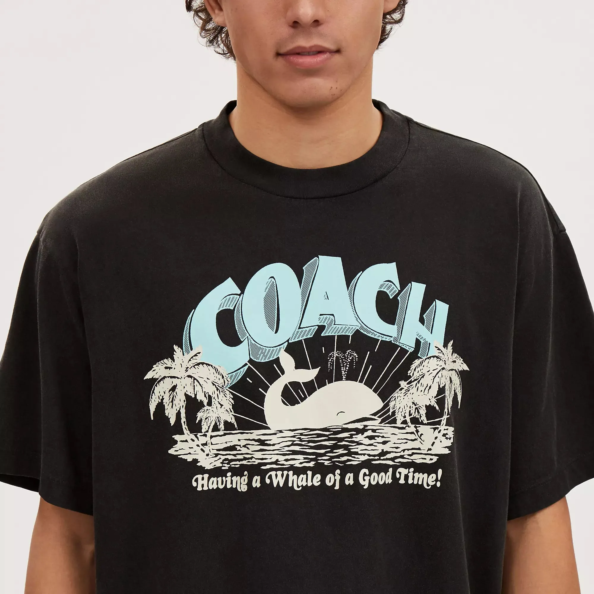 Coach Outlet Whale T Shirt In Organic Cotton COACH Outlet Bags