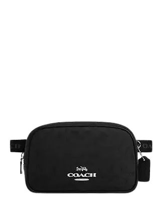 Coach Pace Belt Bag In Signature Jacquard Coach Bags