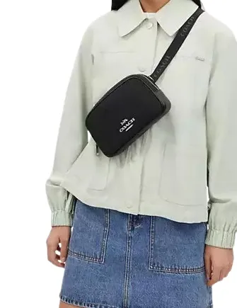 Coach Pace Belt Bag In Signature Jacquard Coach Bags