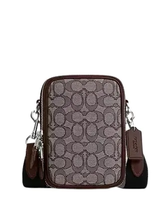 Coach Stanton Crossbody In Signature Jacquard Coach Bags