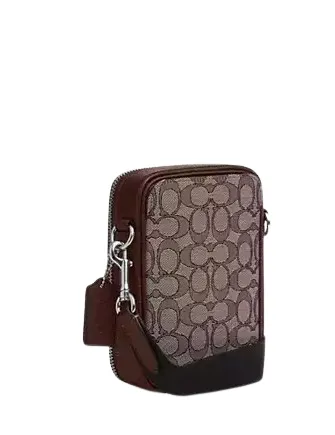Coach Stanton Crossbody In Signature Jacquard Coach Bags