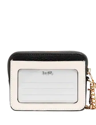 Coach Zip Card Case In Colorblock Coach Bags