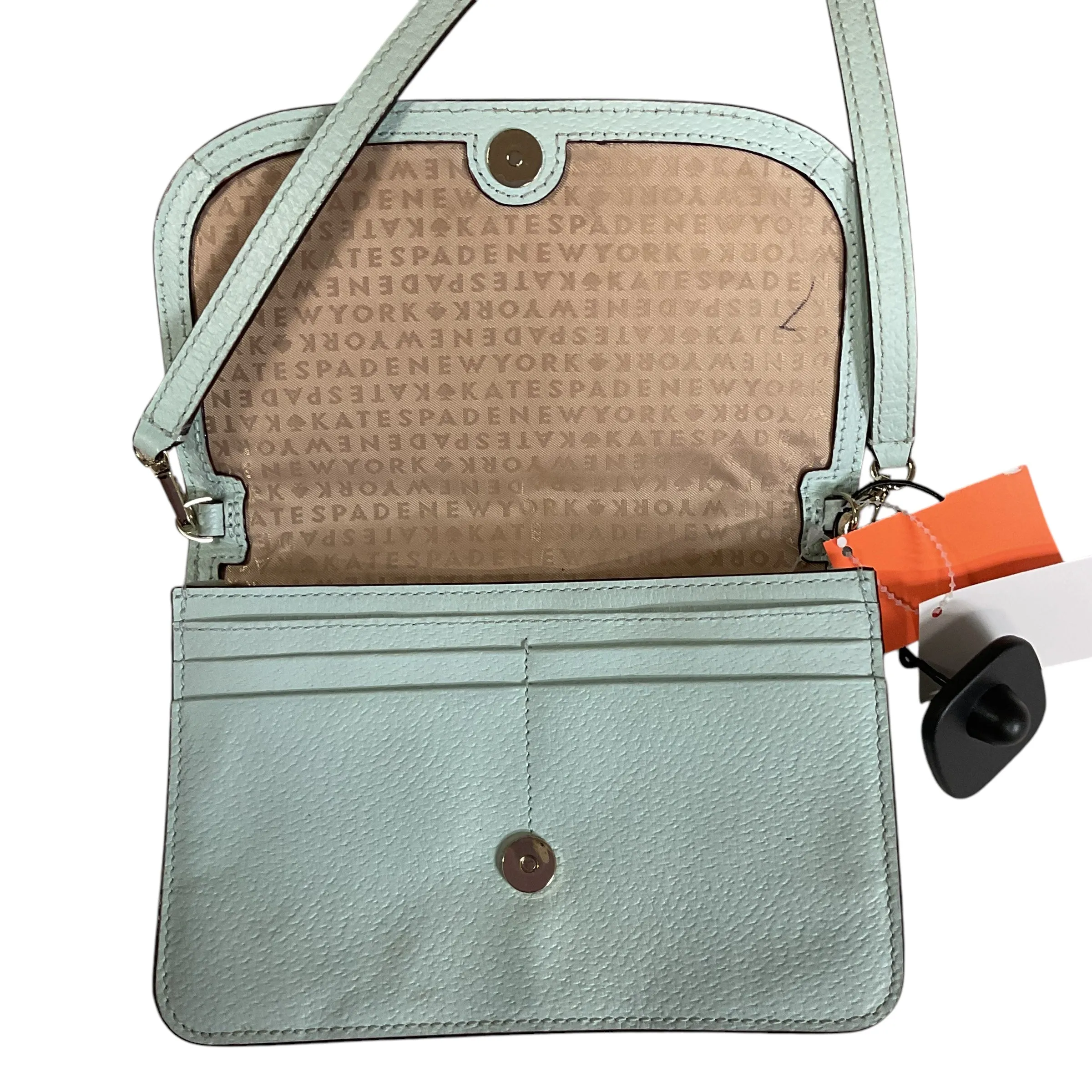 Crossbody Designer By Kate Spade In Aqua, Size:Small AS IS Kate Spade Bags