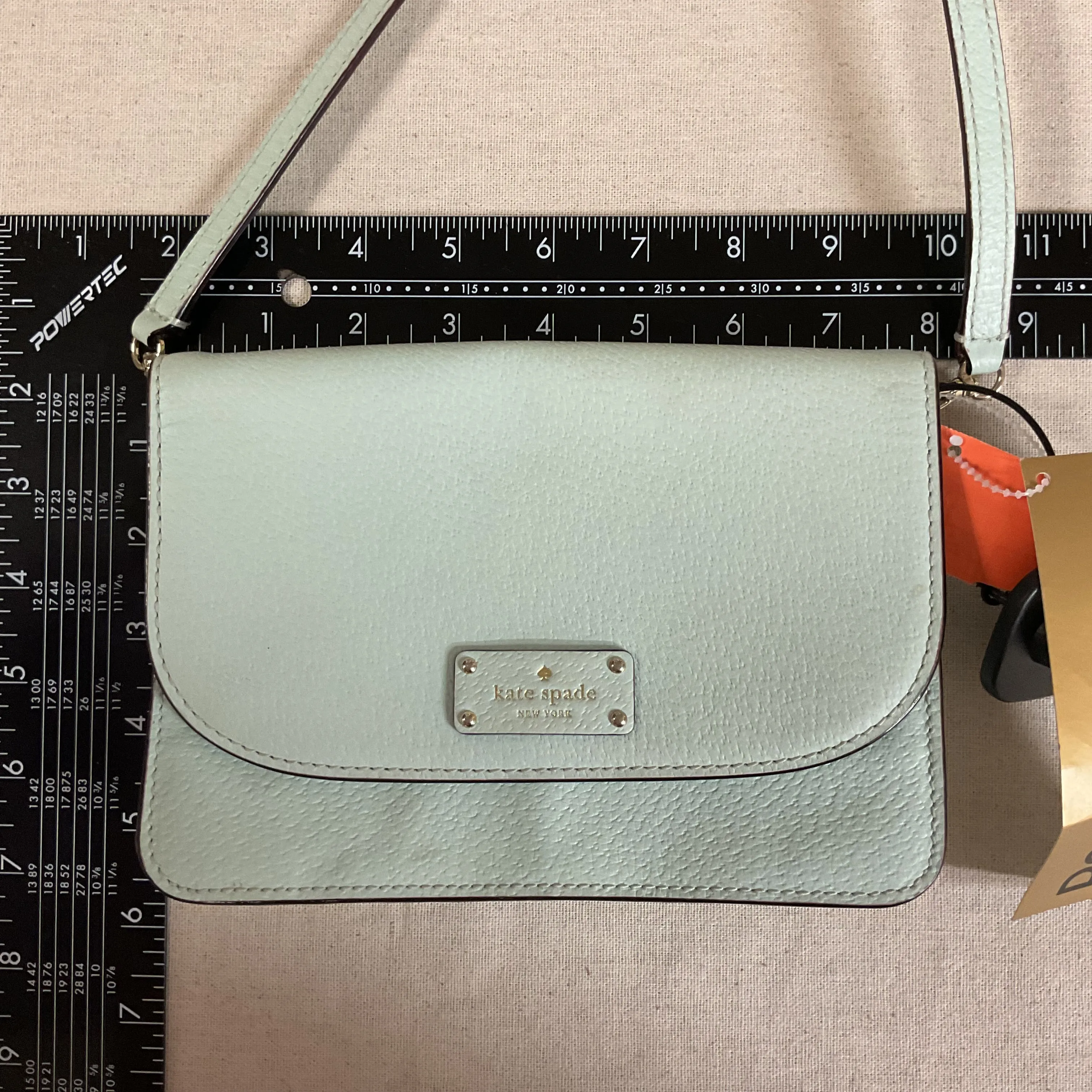 Crossbody Designer By Kate Spade In Aqua, Size:Small AS IS Kate Spade Bags