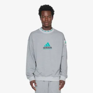 EQT Reflective Crewneck Sweatshirt Medium Grey Heather adidas Clothing