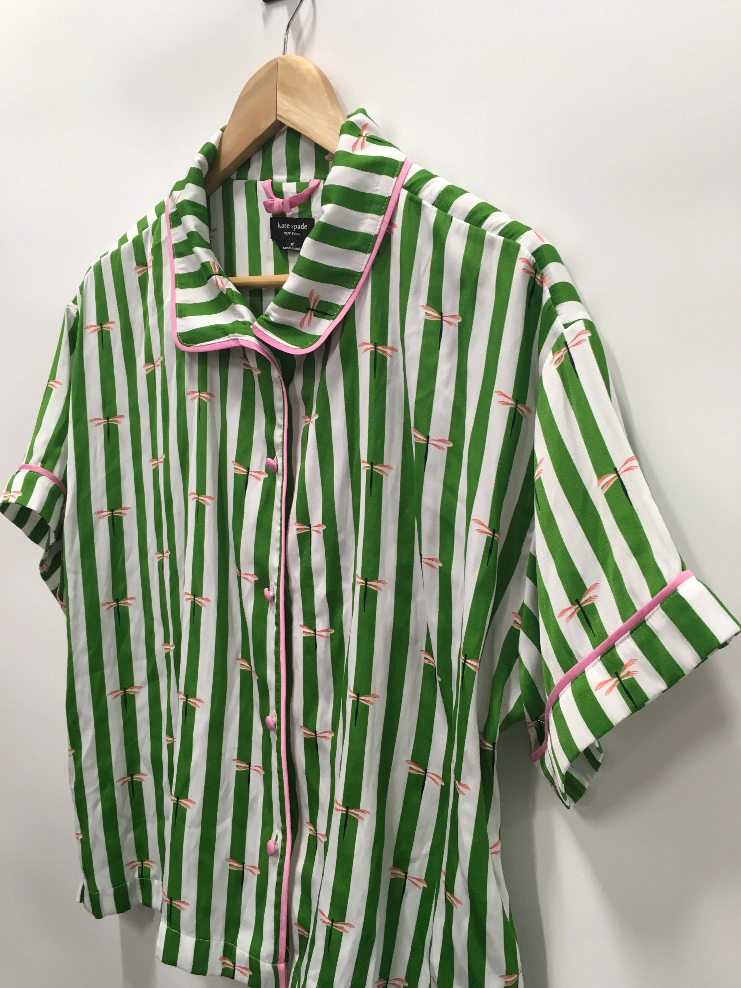 Green Top Short Sleeve Kate Spade, Size Xl Kate Spade Bags