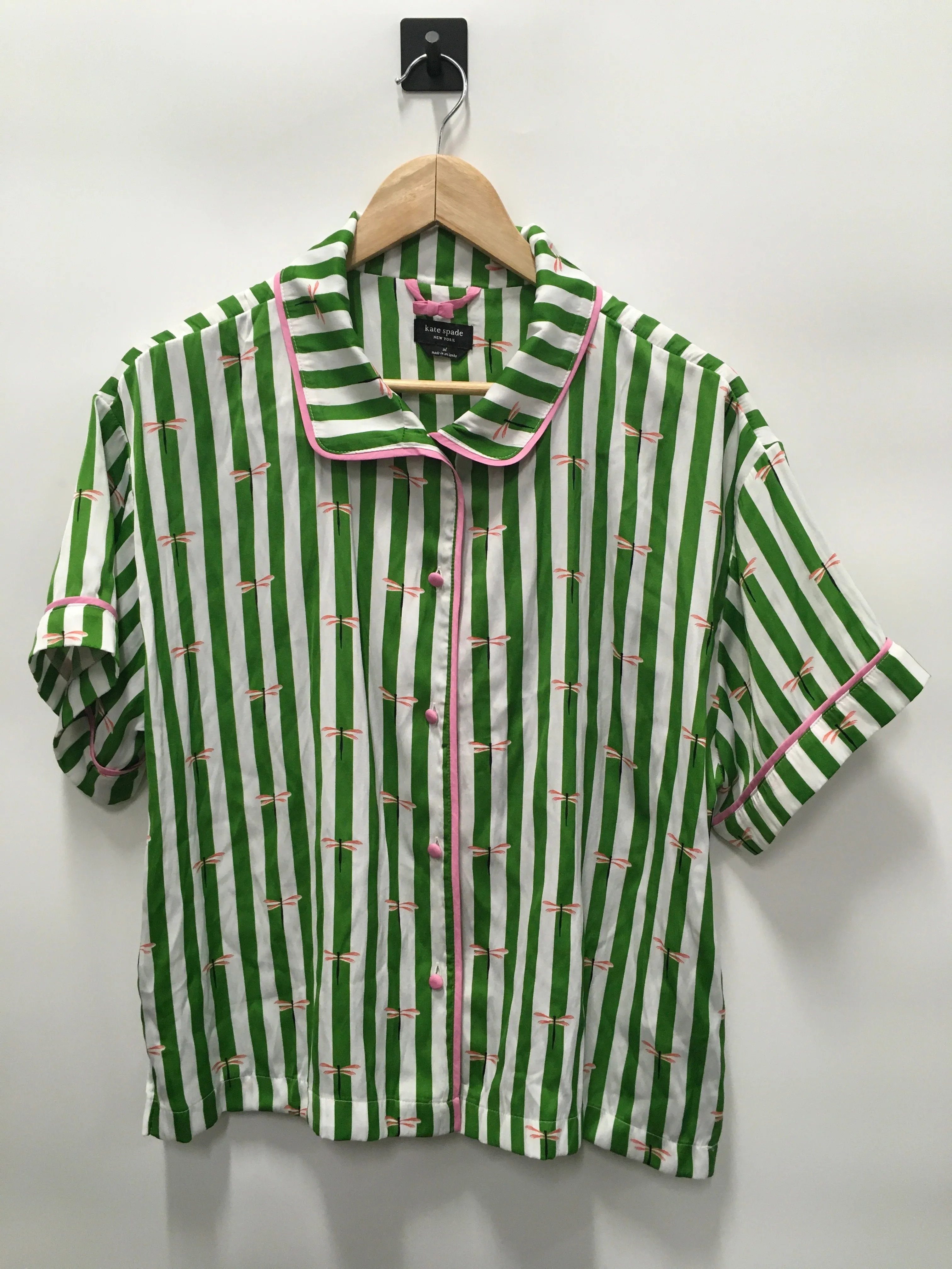 Green Top Short Sleeve Kate Spade, Size Xl Kate Spade Bags