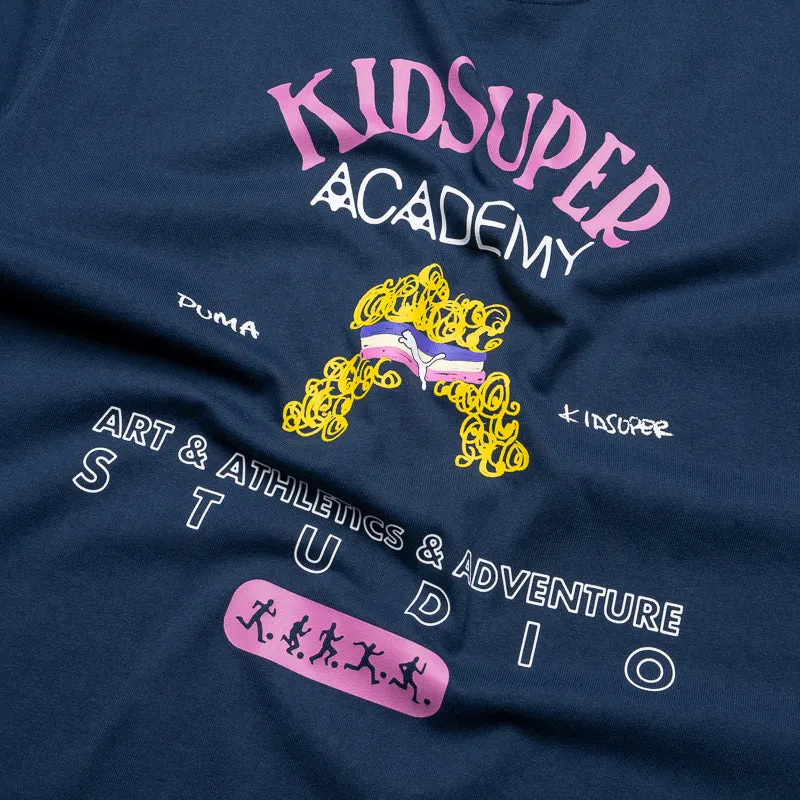 KidSuper x Puma Graphic Tee - Club Navy