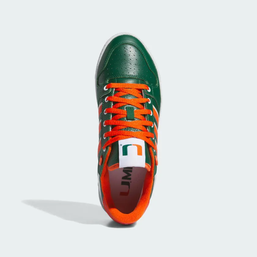 Men's adidas University of Miami Centennial RM Shoes Hey Dude Shoes