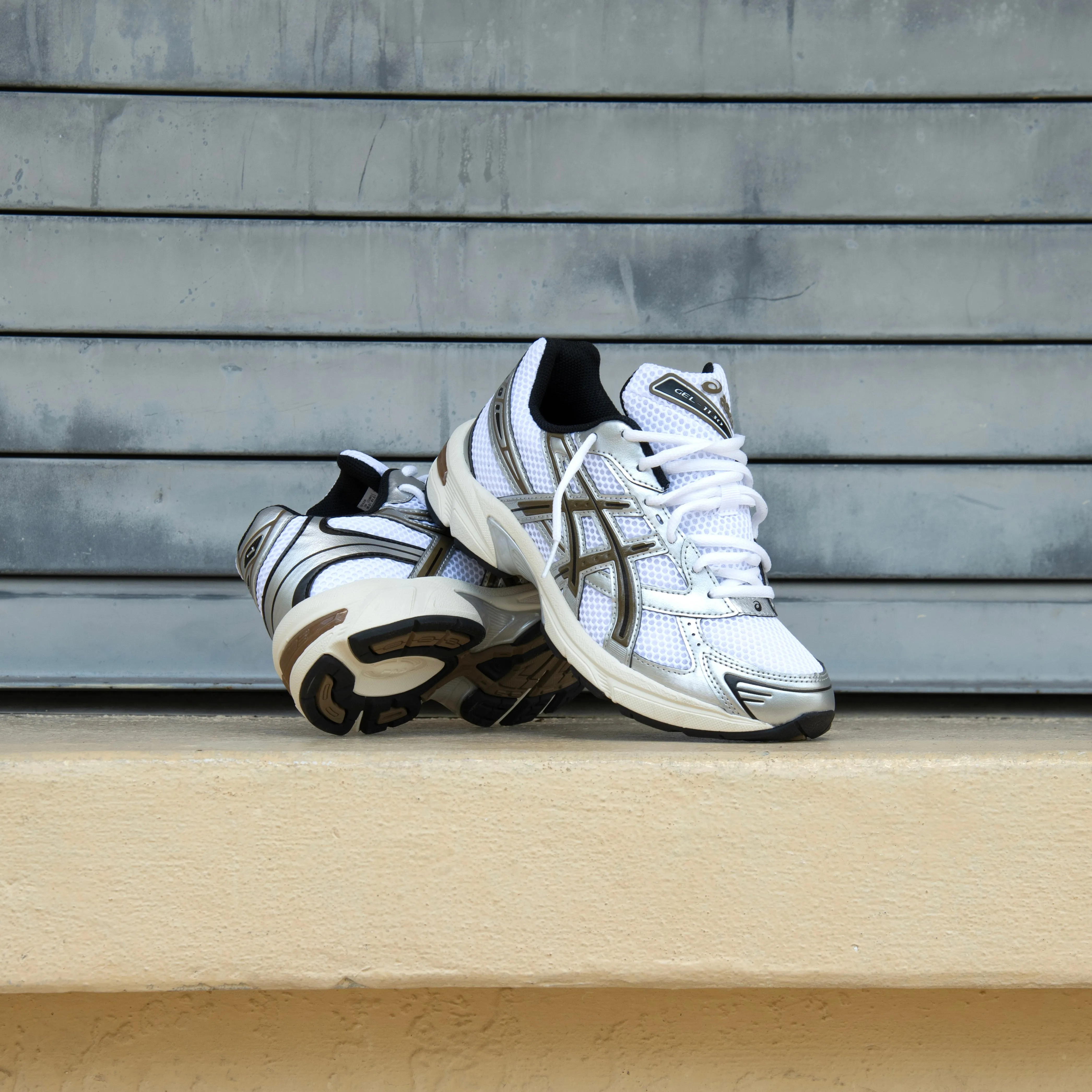Mens Asics Gel-1130 (White/Clay Canyon) Asics Shoes