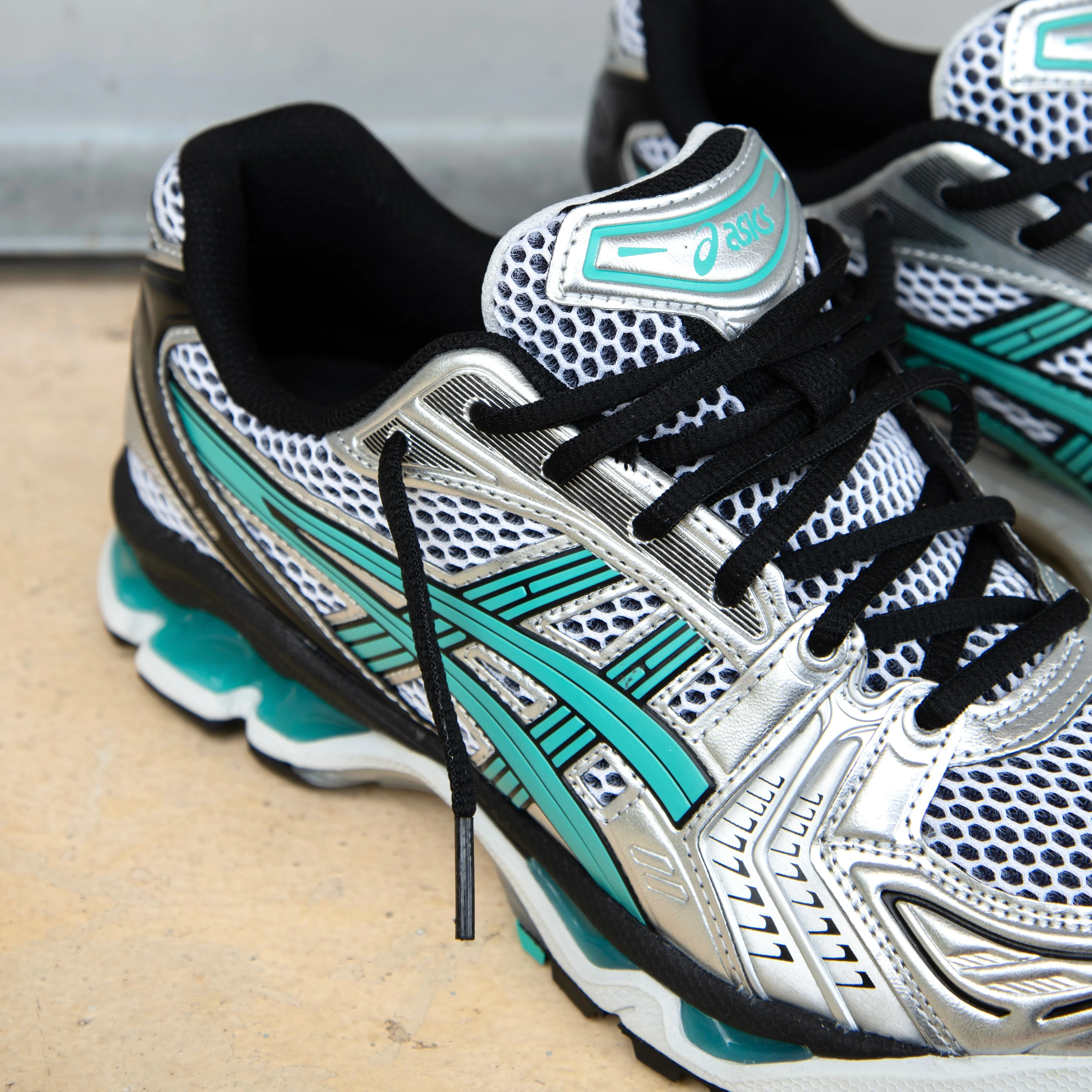 Mens Asics Gel-Kayano 14 (White/Waterfall) Asics Shoes