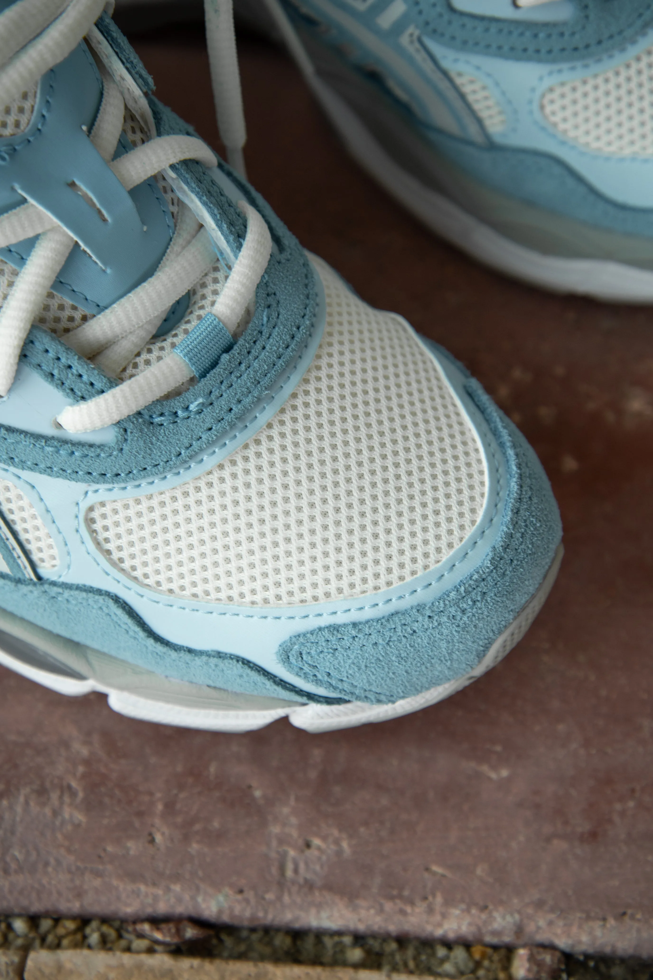 Mens Asics Gel-NYC (Cream/Arctic sky) Asics Shoes