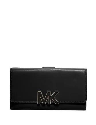 Michael Kors Florence Large Logo Front Trifold Wallet Michael Kors Bags