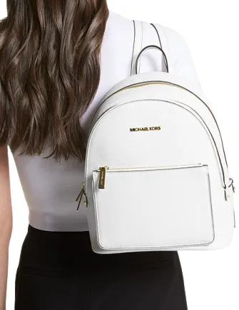 Michael Michael Kors Adina Medium Pebbled Leather Backpack Michael Kors Bags