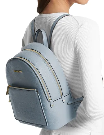 Michael Michael Kors Adina Medium Pebbled Leather Backpack Michael Kors Bags