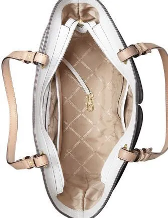 Michael Michael Kors Bedford Pebble Leather Pocket Tote Michael Kors Bags