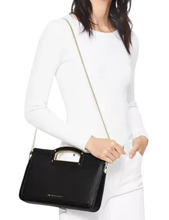 Michael Michael Kors Berkley Legacy Leather Clutch Michael Kors Bags