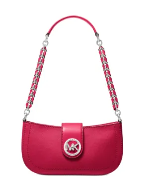 Michael Michael Kors Carmen Leather Shoulder Bag Michael Kors Bags