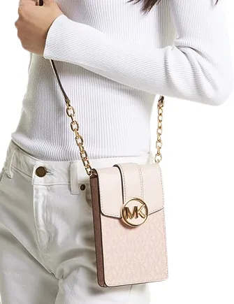 Michael Michael Kors Carmen Small Logo Smartphone Crossbody Bag Michael Kors Bags