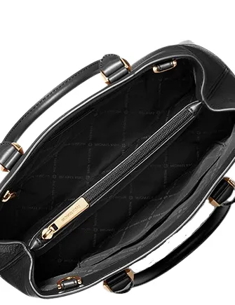 Michael Michael Kors Crosby Medium Pebbled Leather Satchel Michael Kors Bags