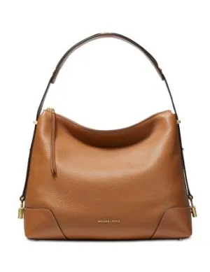 Michael Michael Kors Crosby Pebble Leather Shoulder Bag Michael Kors Bags