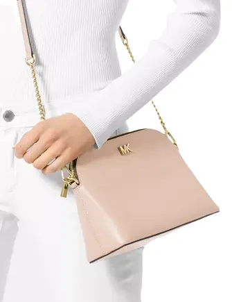 Michael Michael Kors Crossgrain Leather Dome Crossbody Michael Kors Bags