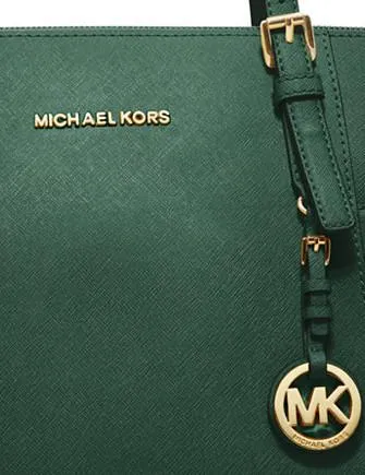 Michael Michael Kors East West Jet Set Saffiano Top Zip Tote Michael Kors Bags