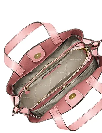 Michael Michael Kors Emilia Small Pebbled Leather Satchel Michael Kors Bags