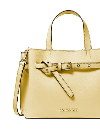 Michael Michael Kors Emilia Small Pebbled Leather Satchel Michael Kors Bags