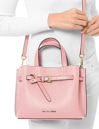 Michael Michael Kors Emilia Small Pebbled Leather Satchel Michael Kors Bags