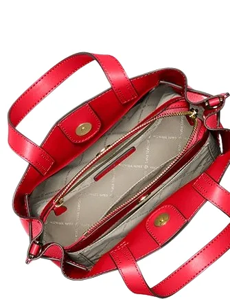Michael Michael Kors Emilia Small Pebbled Leather Satchel Michael Kors Bags