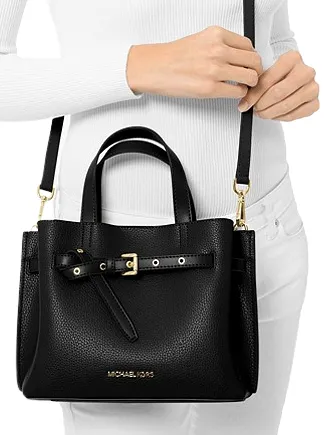 Michael Michael Kors Emilia Small Pebbled Leather Satchel Michael Kors Bags