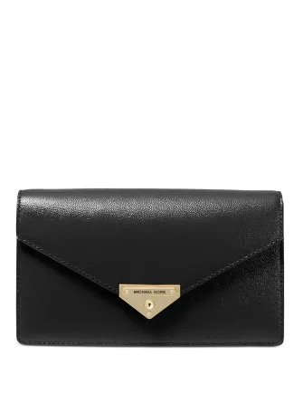 Michael Michael Kors Grace Leather Clutch Michael Kors Bags