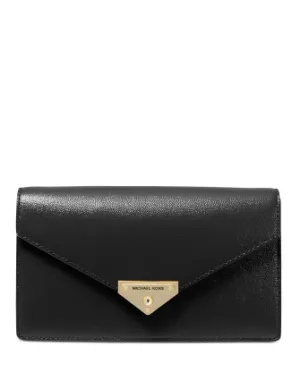 Michael Michael Kors Grace Leather Clutch Michael Kors Bags