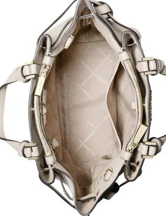 Michael Michael Kors Greta Pebble Leather Satchel Michael Kors Bags